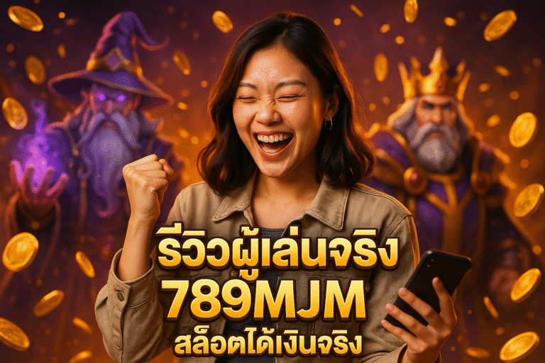 รีวิวผู้เล่นจริง 789MJM สล็อตได้เงินจริง