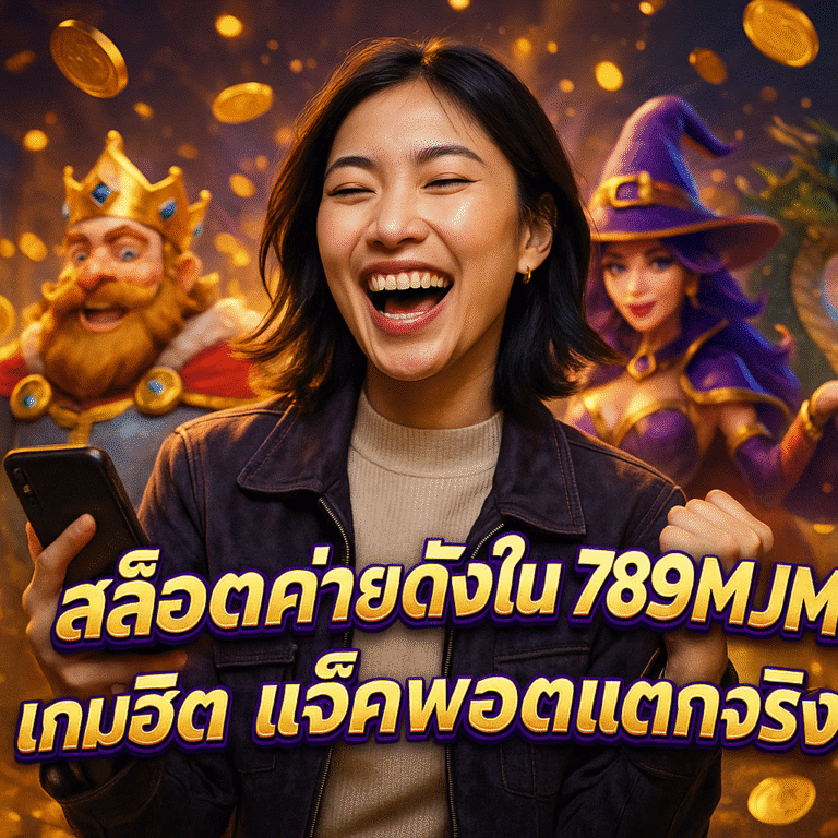 สล็อตค่ายดังใน 789MJM เกมฮิต แจ็กพอตแตกจริง
