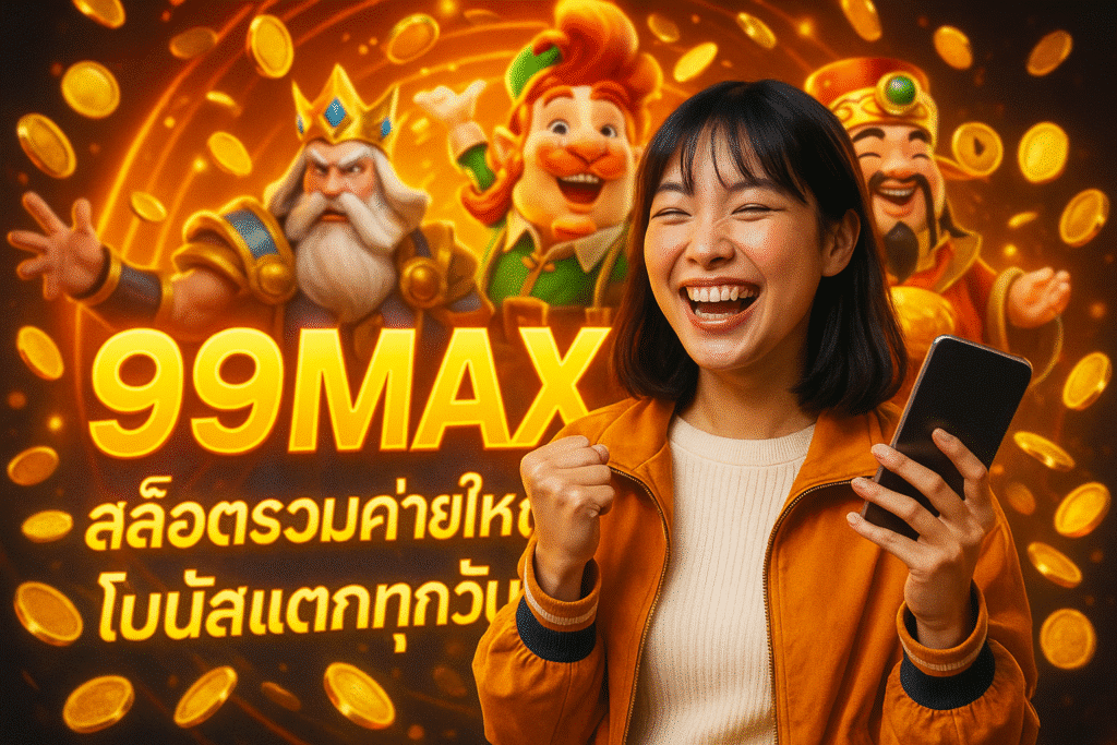 99MAX สล็อตรวมค่ายใหญ่ โบนัสแตกทุกวัน